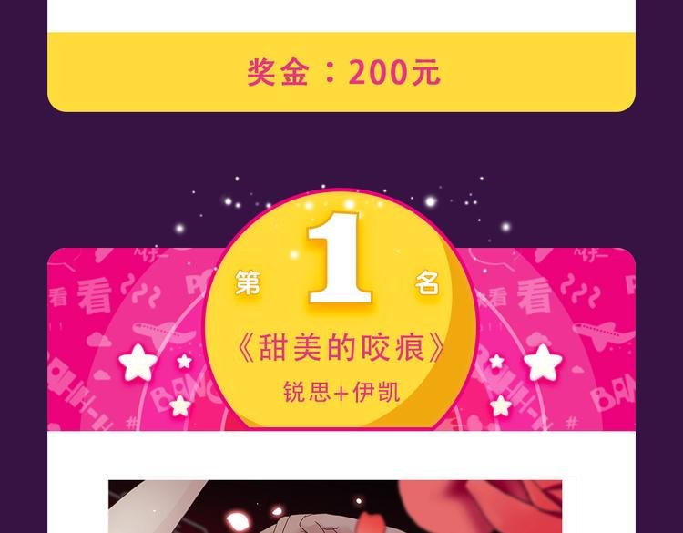 《甜美的咬痕》蝉联冠军