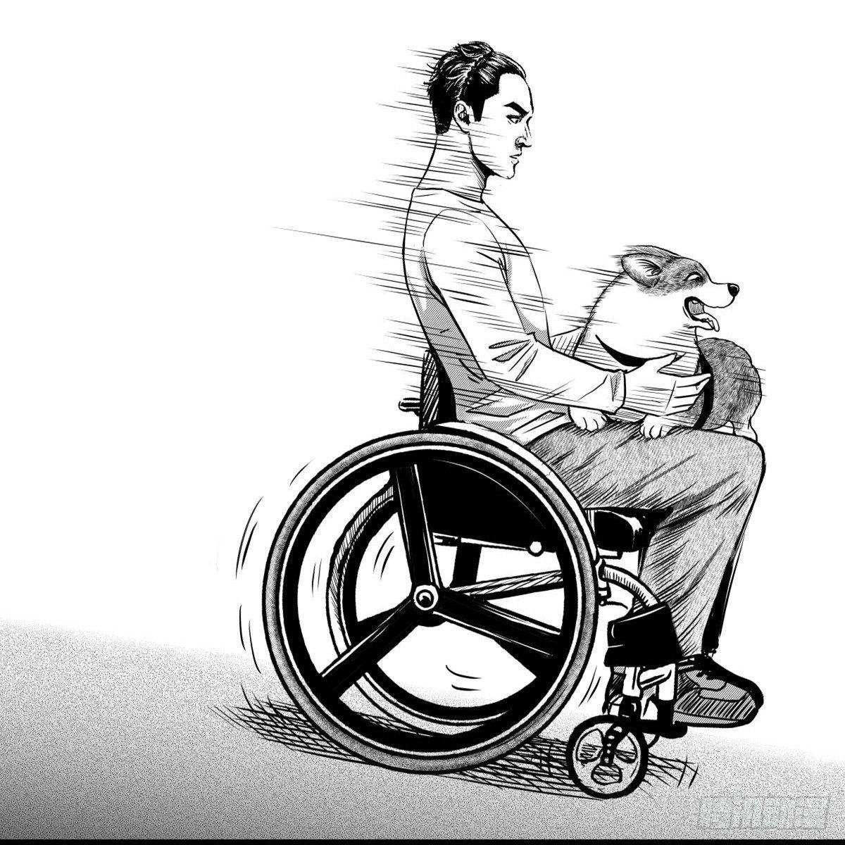 残疾人飙车