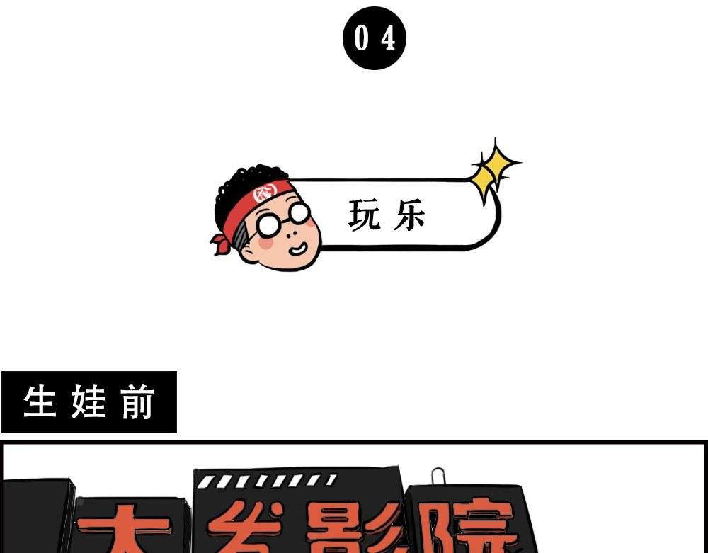 生娃前vs生娃后