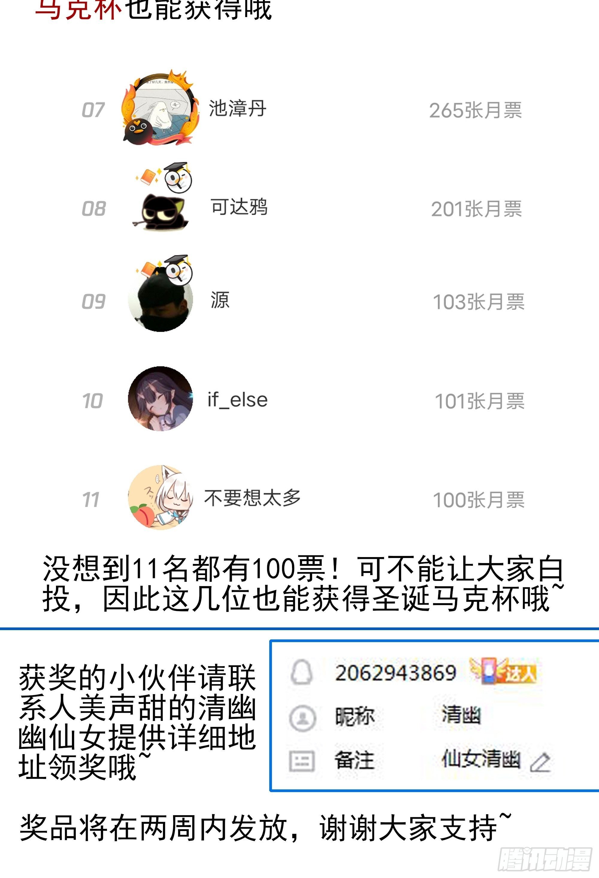 活动开奖~