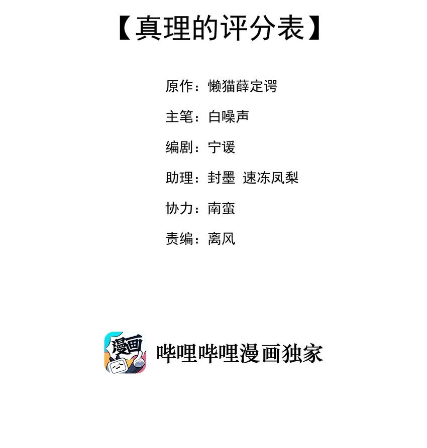 018 真理的评分表
