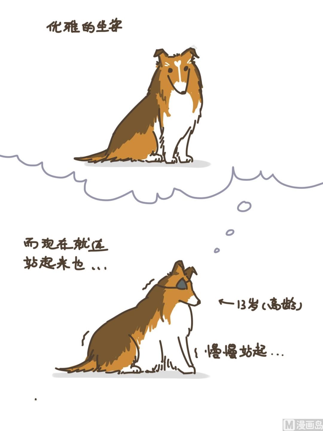 拉拉与花花