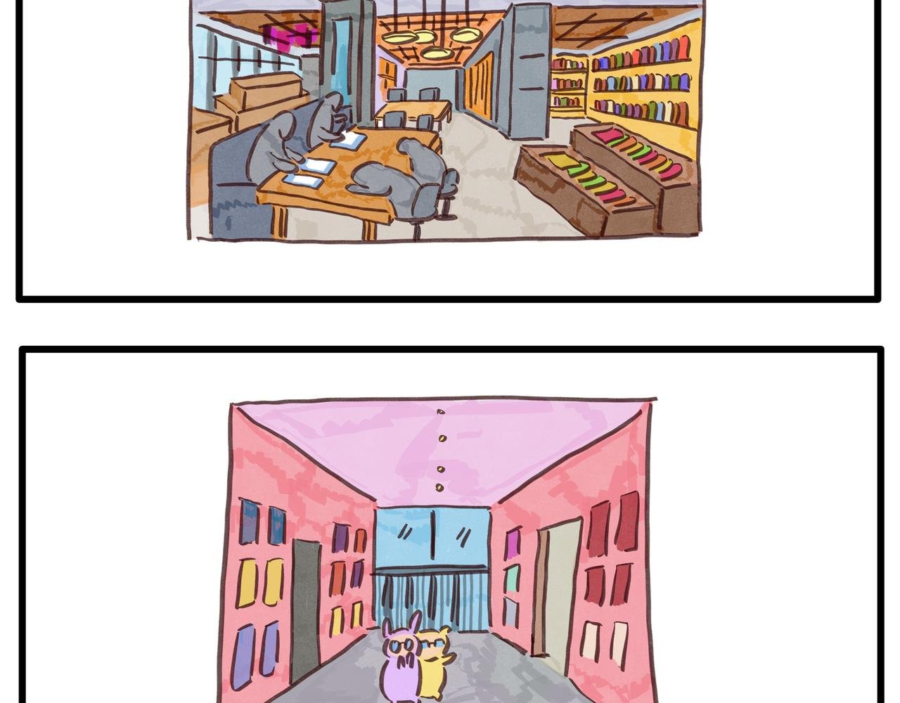 插画展出