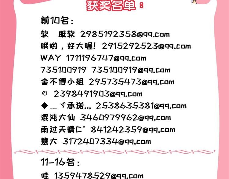 获奖名单（第二波）