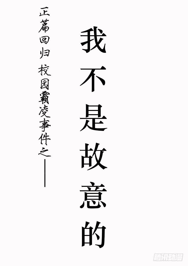 我不是故意的