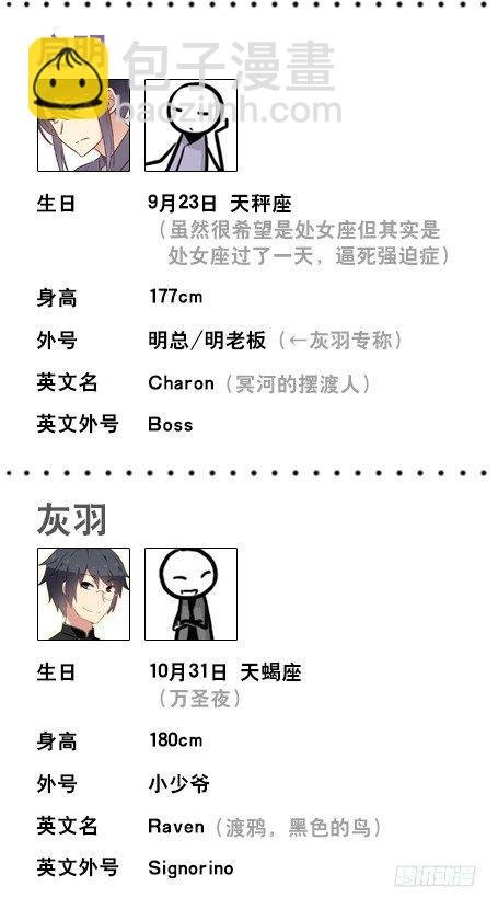 人物生日设定