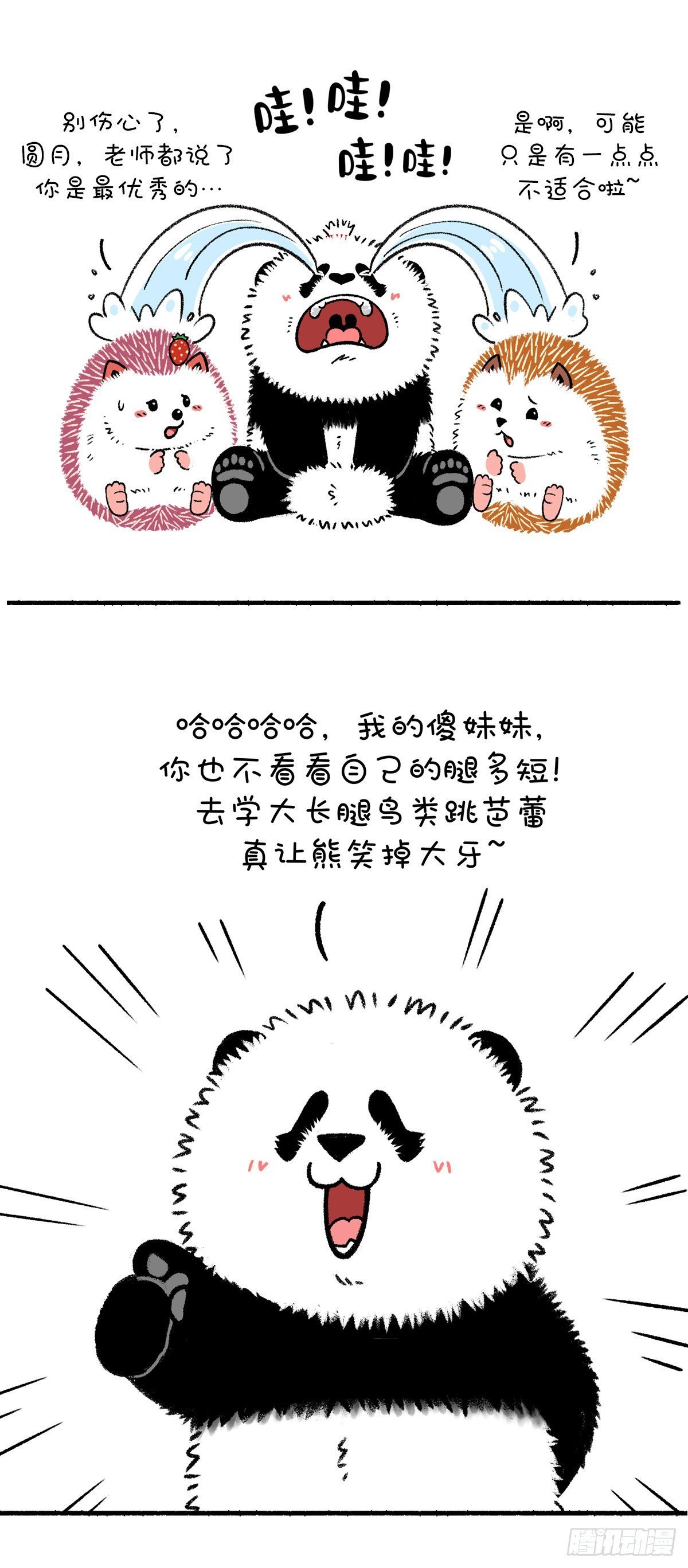 管它短不短，只要熊够暖~