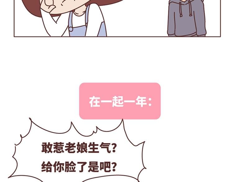 在一起1个月VS在一起1年