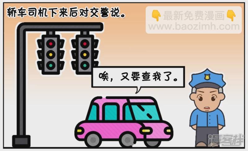 聪慧的司机反问警察带证没
