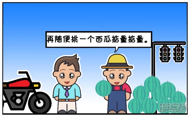 子阳去朋友家开的水果摊买西瓜
