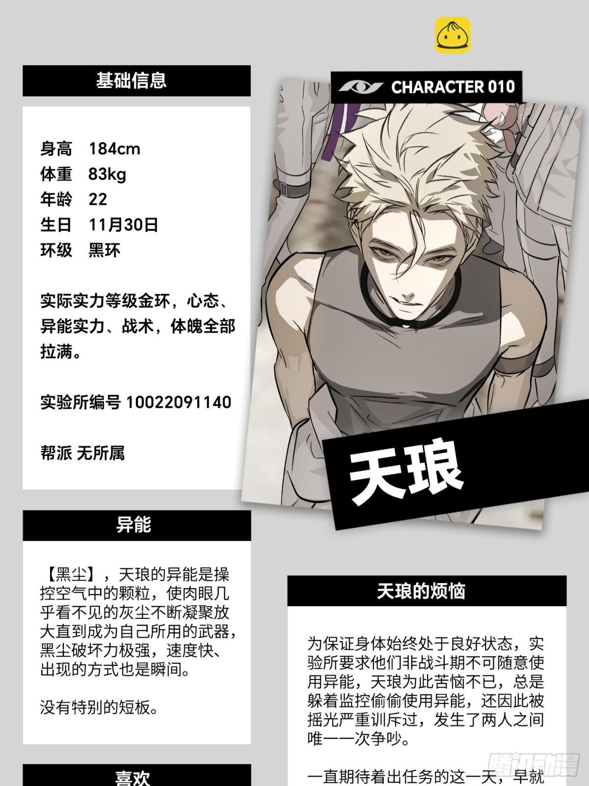 设定-13位角色设定流出