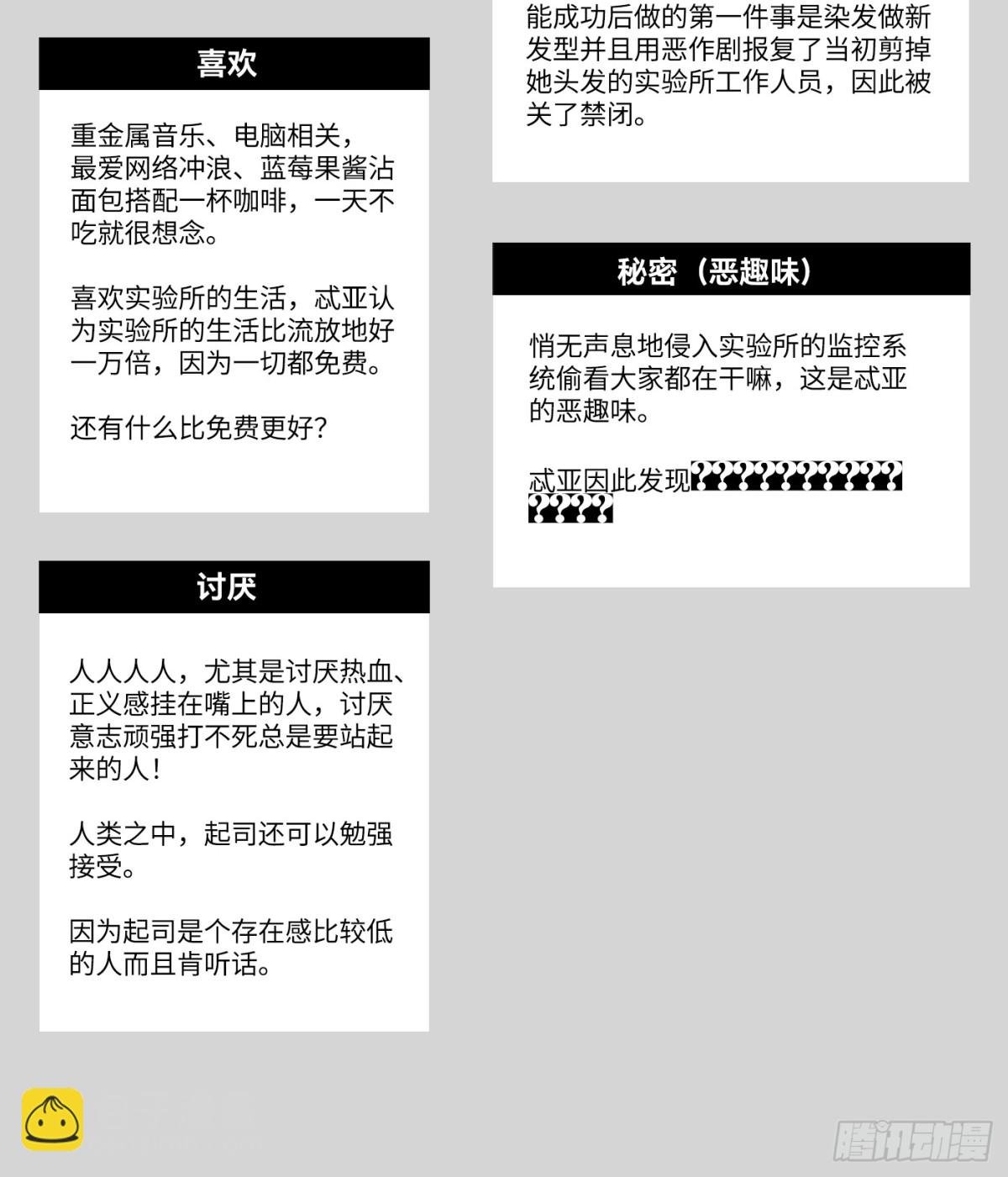 设定-13位角色设定流出