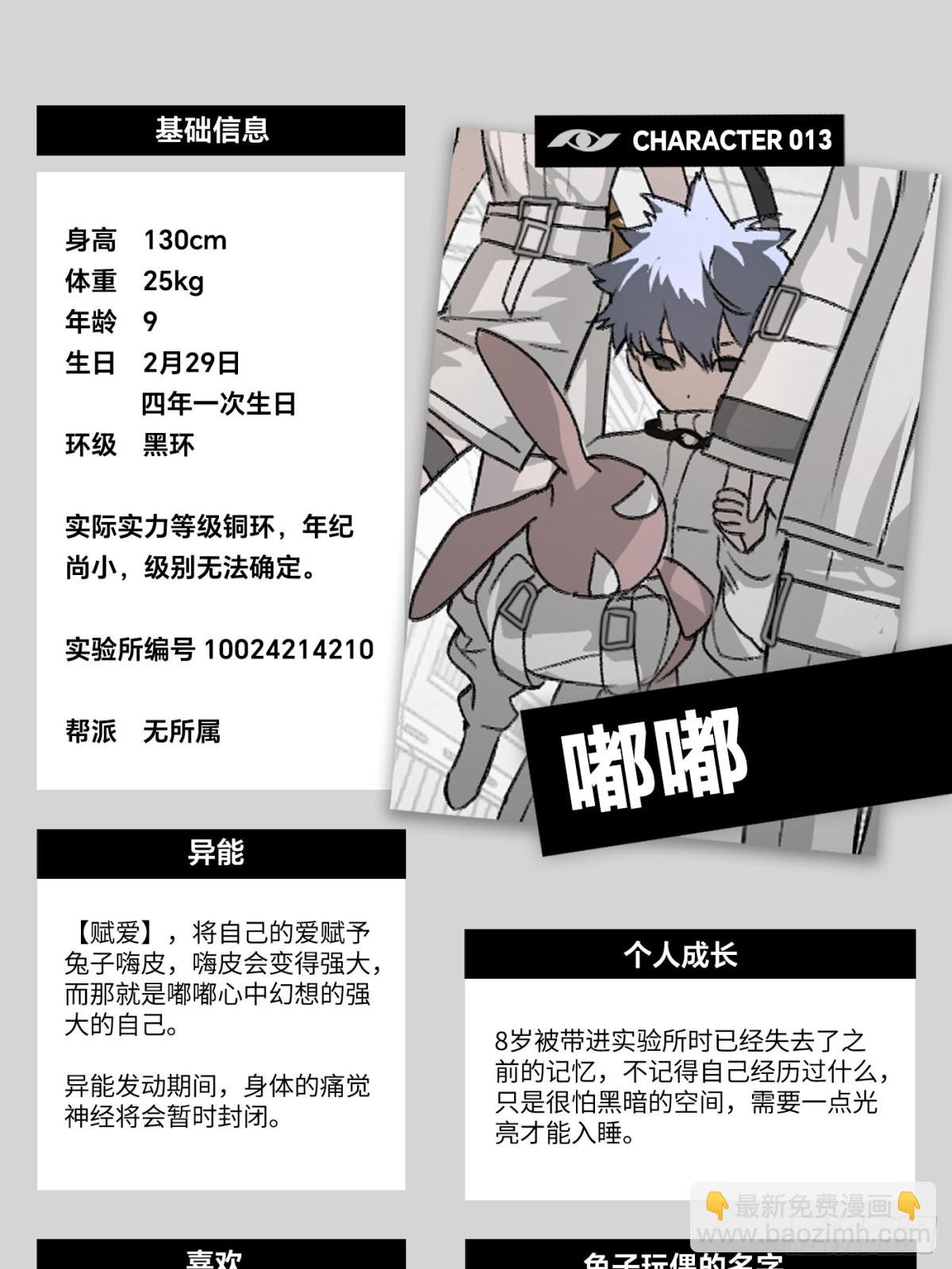设定-13位角色设定流出