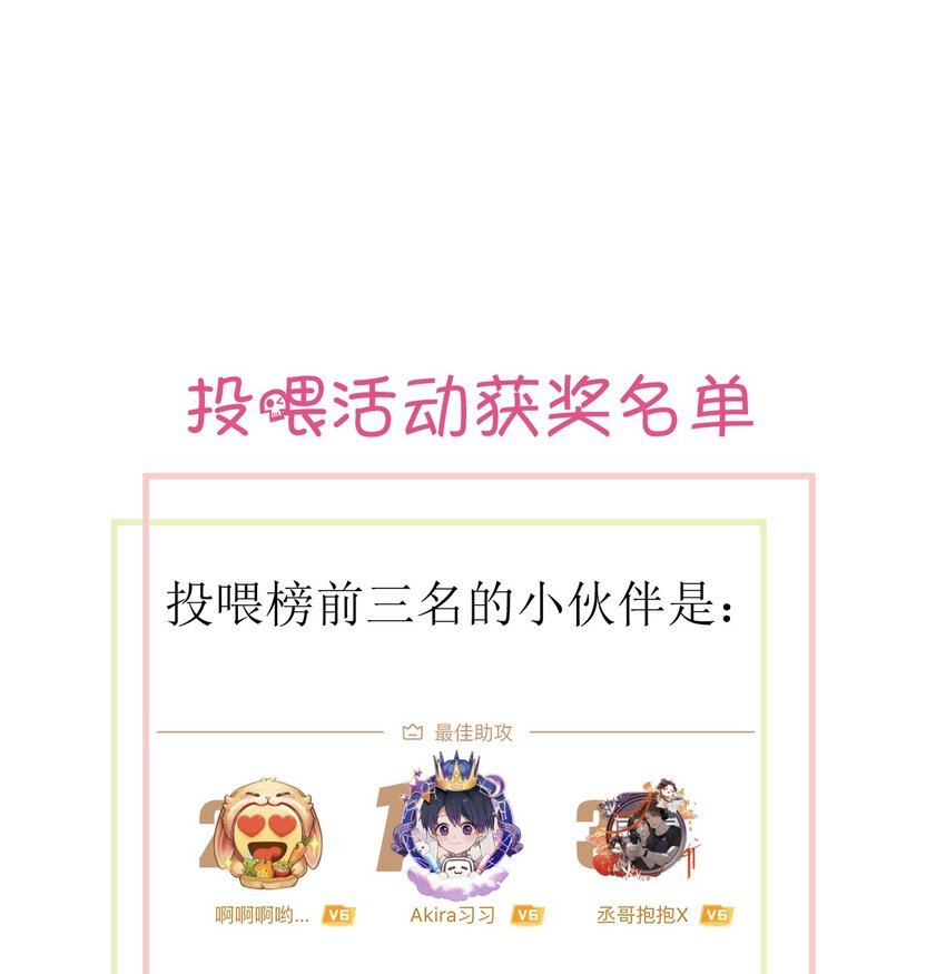 投喂 获奖名单