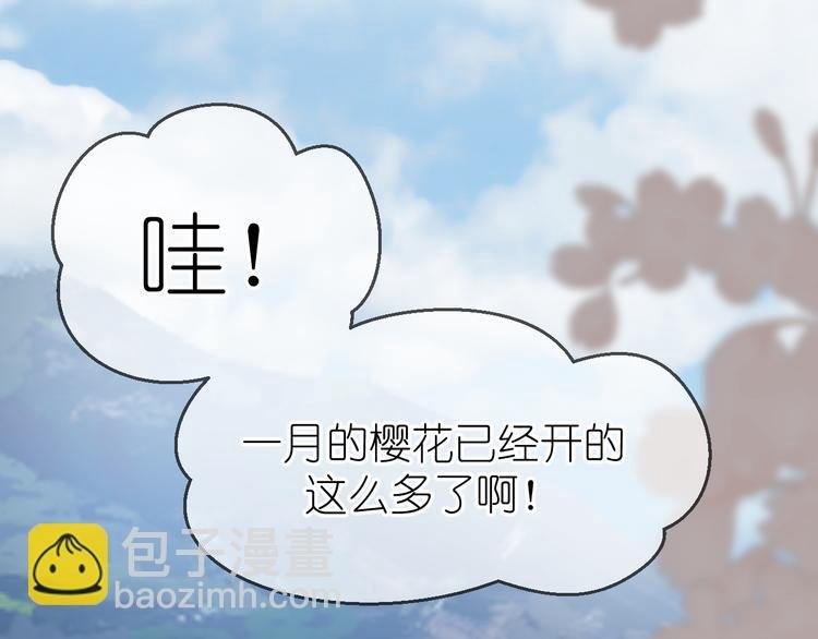 16、在一月的樱花节