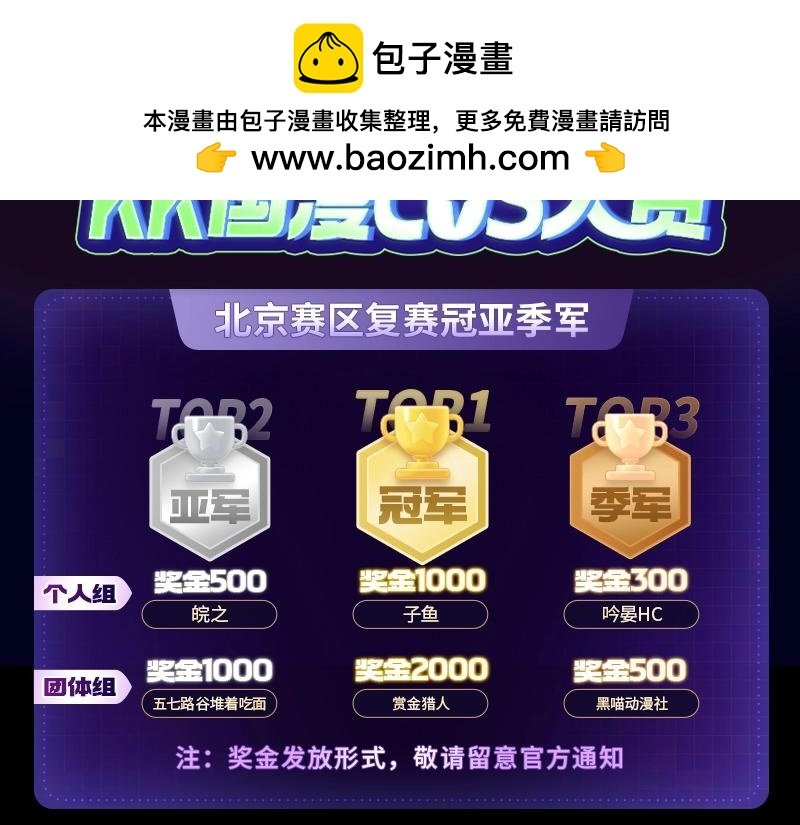 KK国漫COS大赏复赛北京赛区晋级名单公布