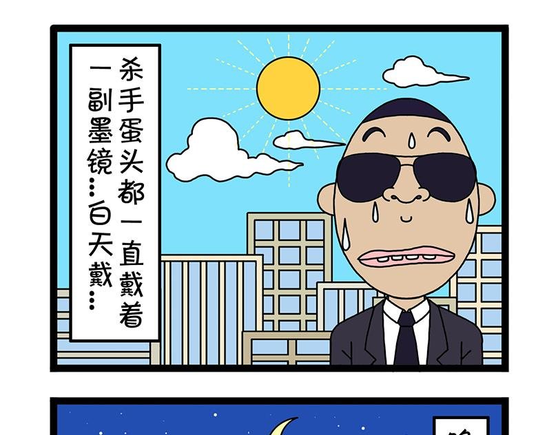 墨镜背后的斗鸡眼