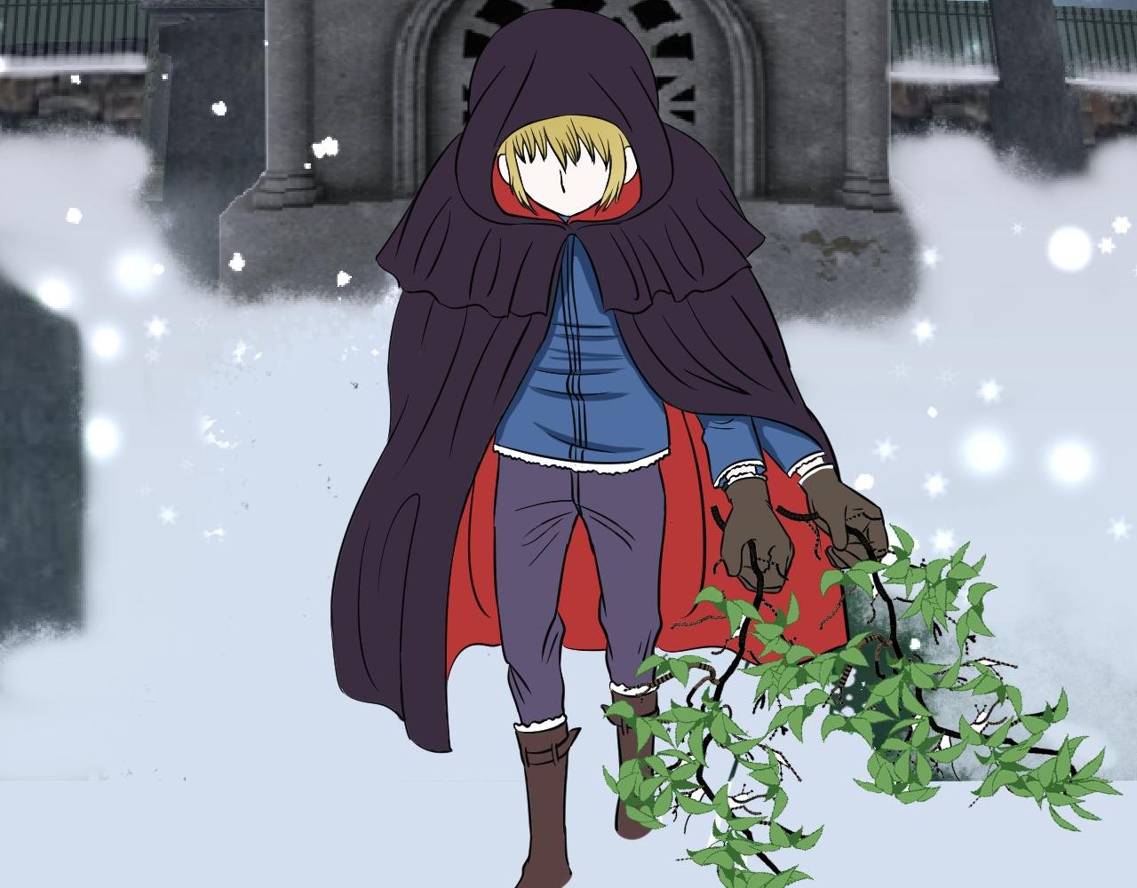 ②雪夜玫瑰