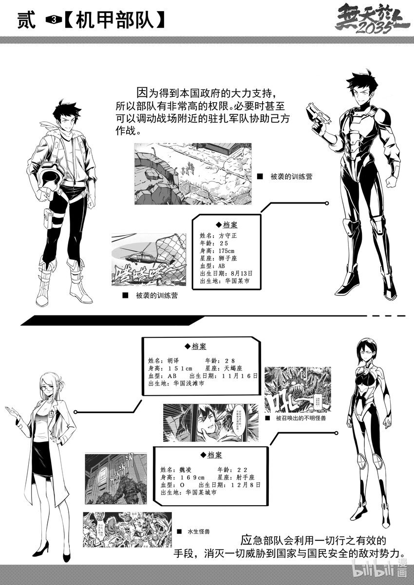 番外 设定集（1）