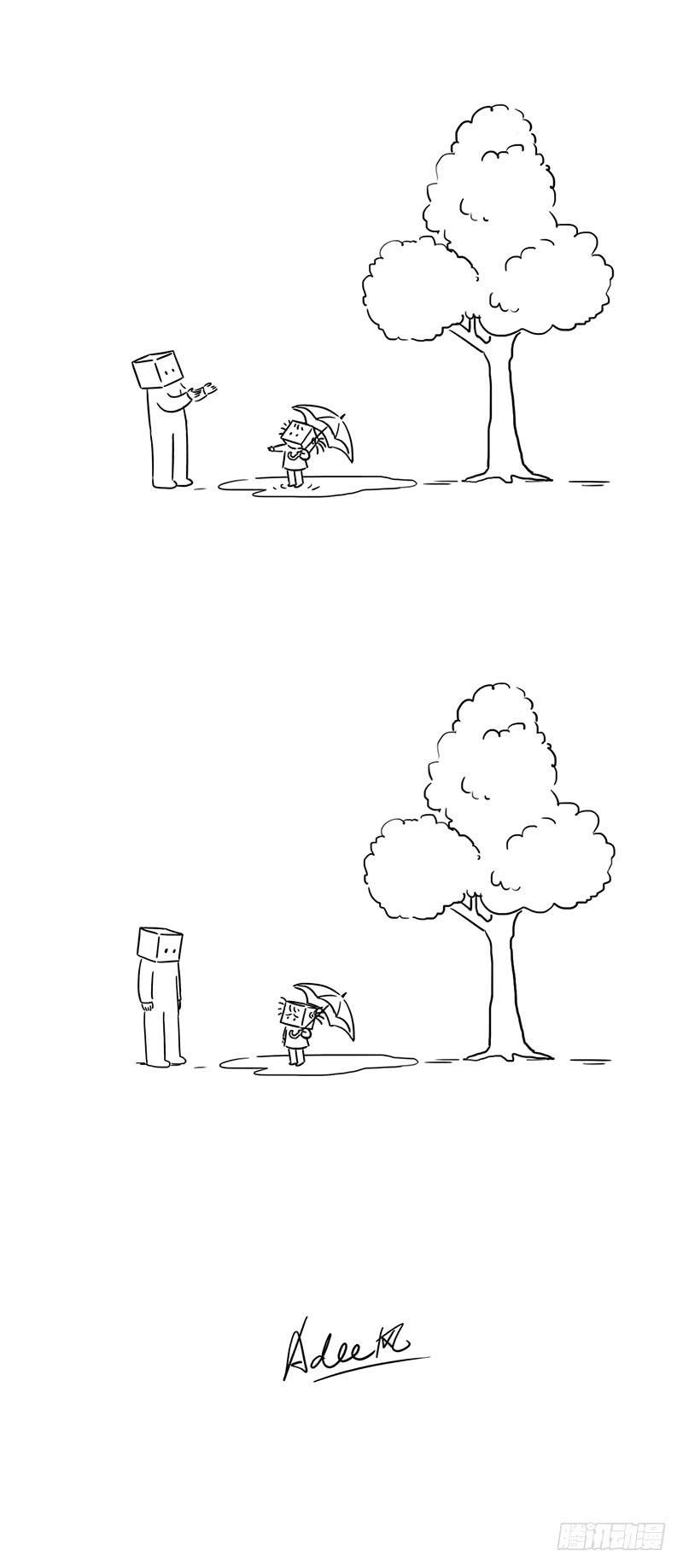 下雨了