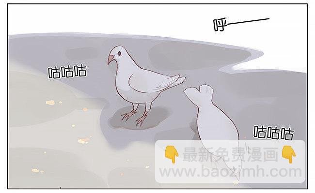 觅食。