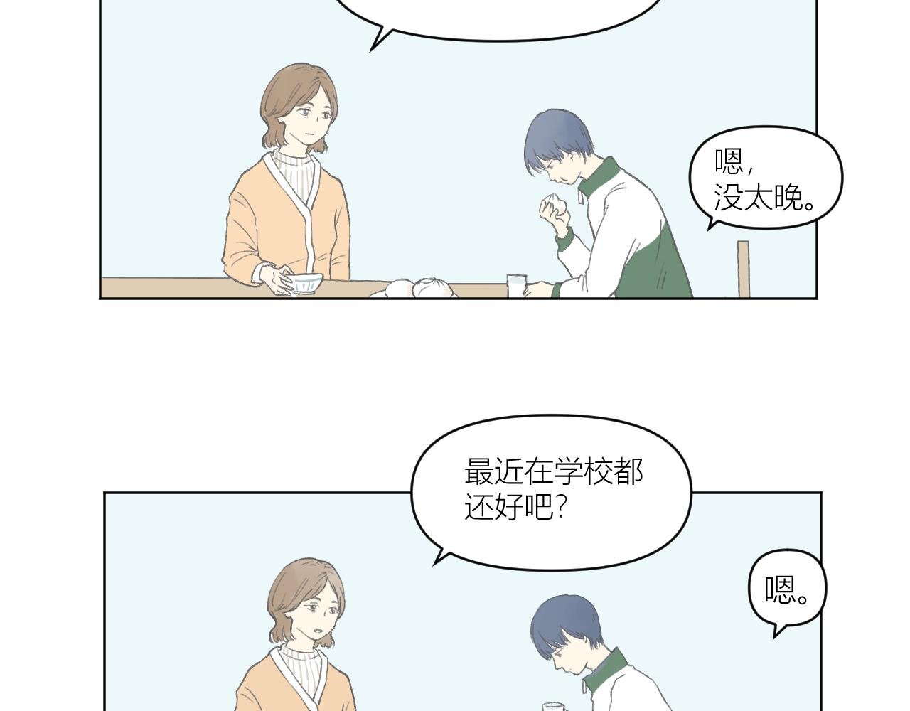 他的早晨