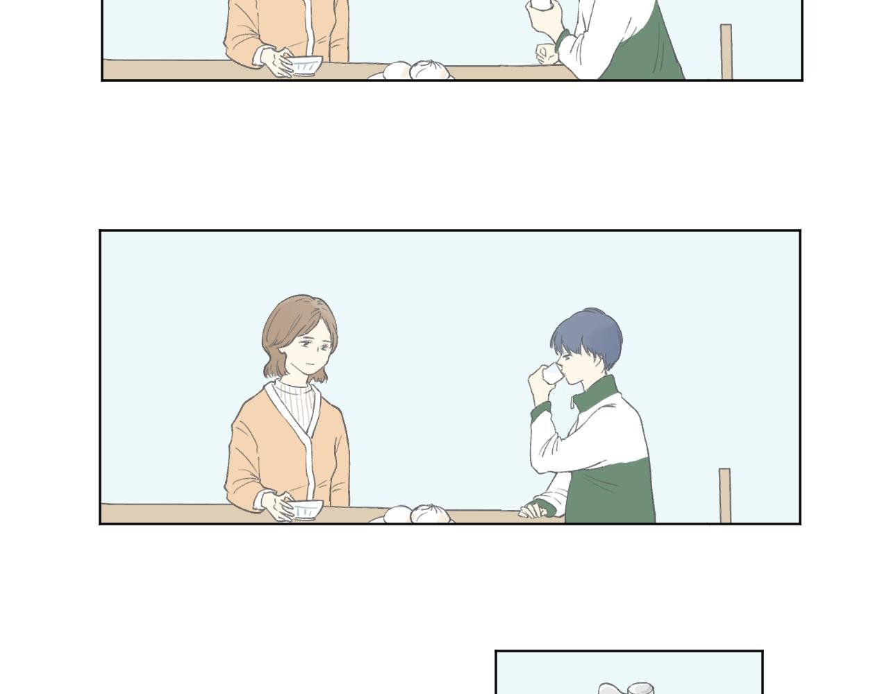 他的早晨