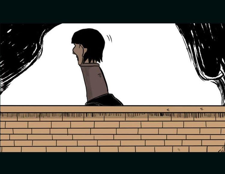 长脖怪男