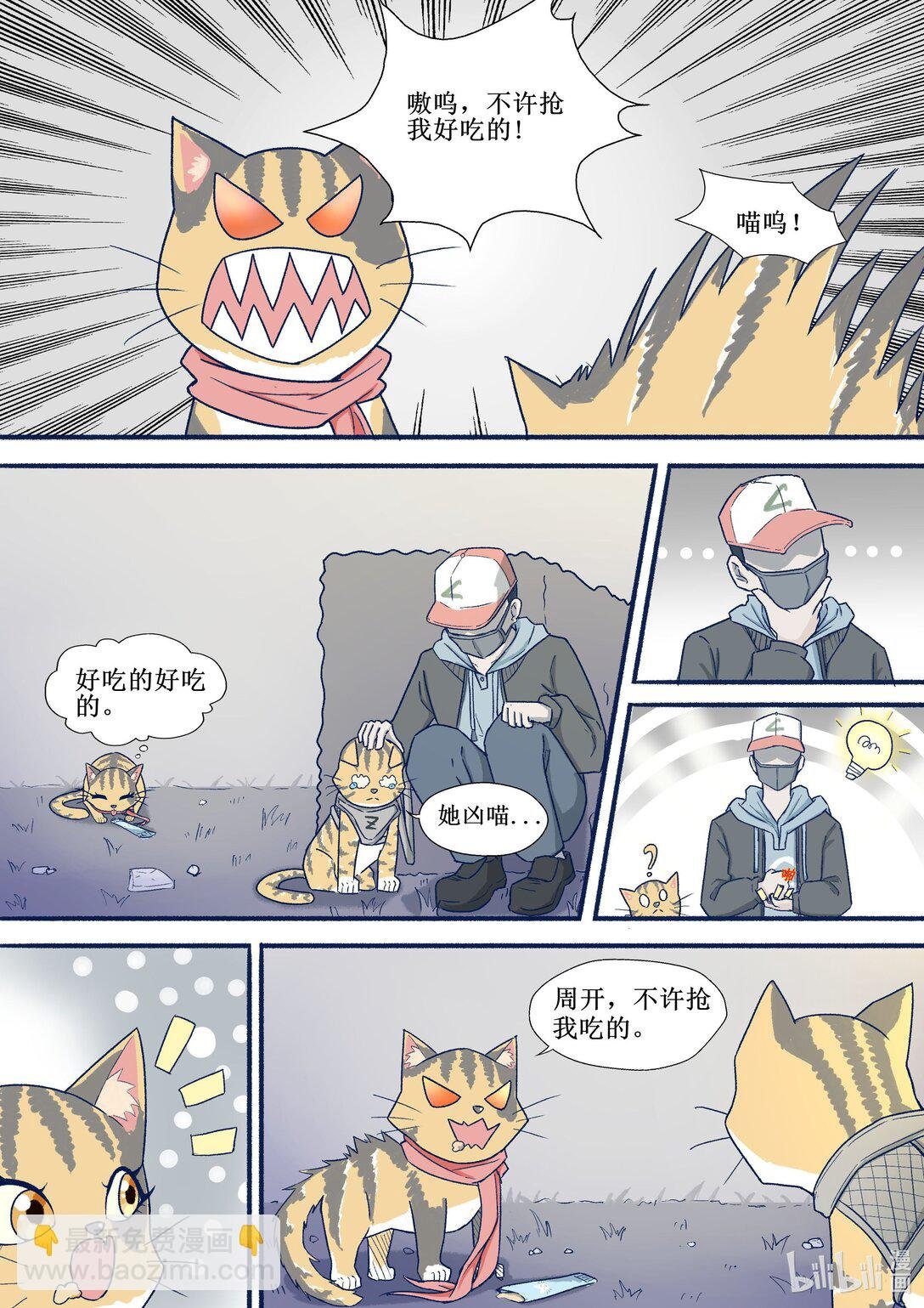 1 捉到猫了