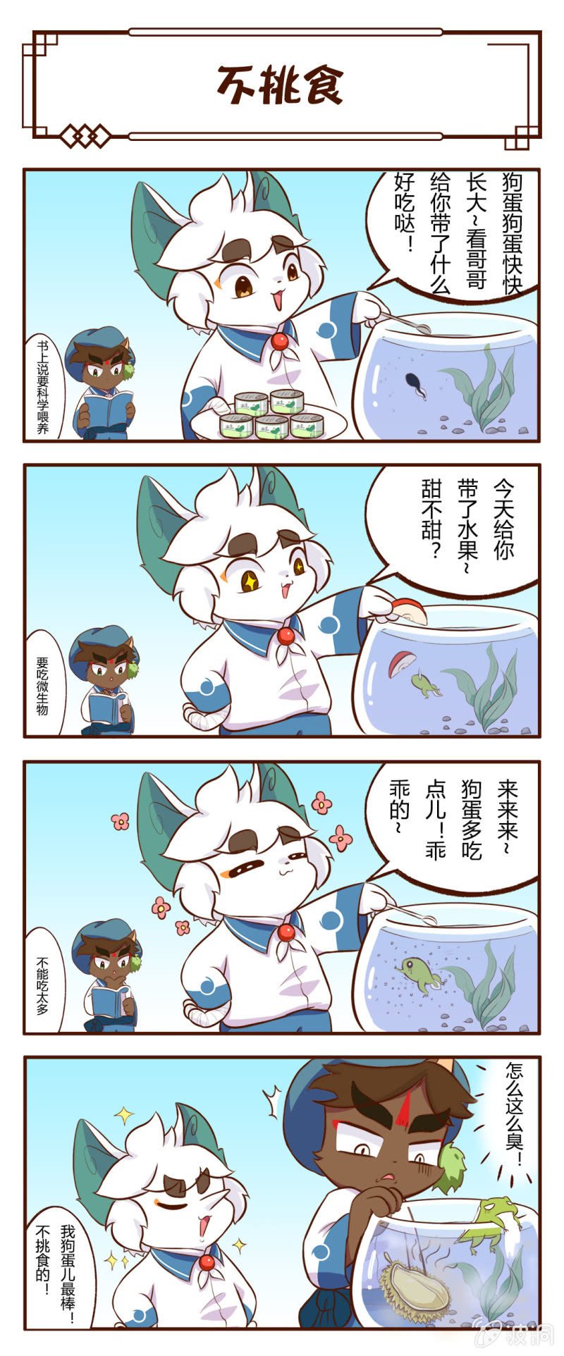 白糖与小青蛙-不挑食
