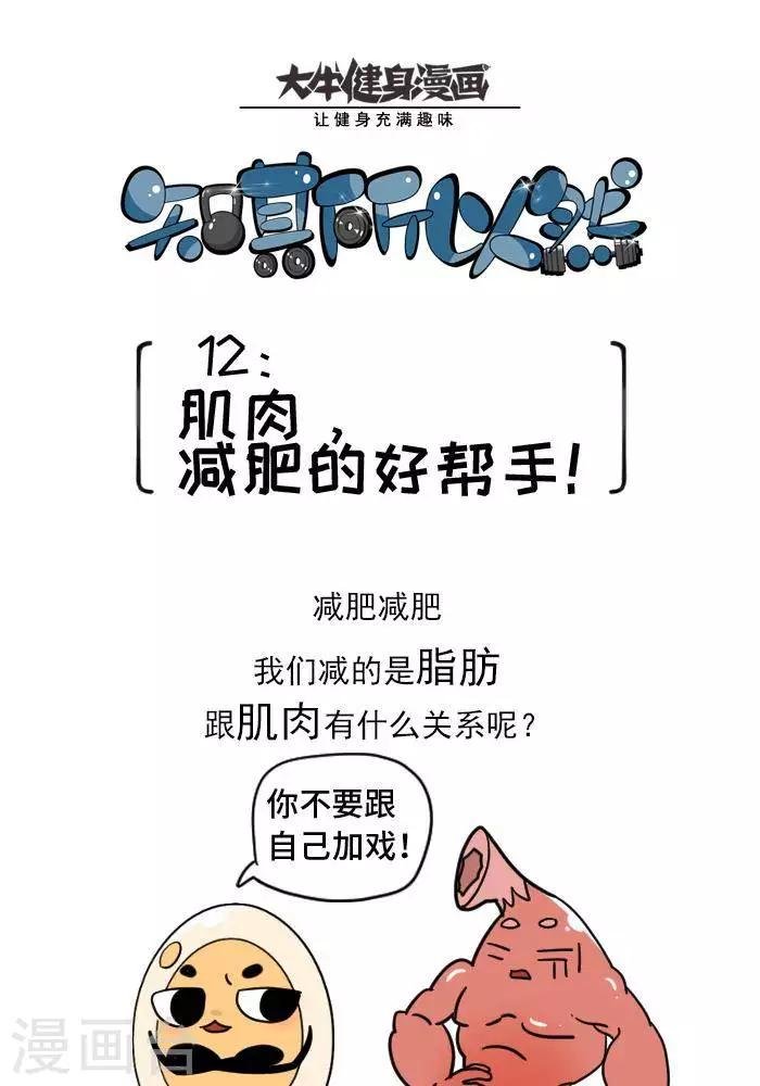 第12话 肌肉，减肥的好帮手！