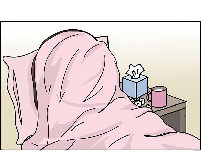 生病了