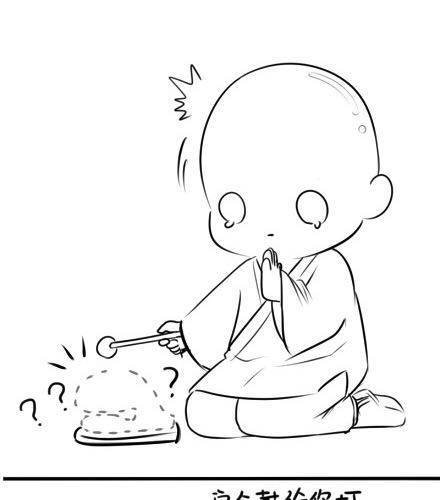 小和尚敲木鱼
