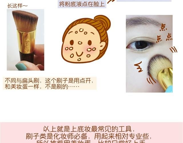讲解化妆刷的用法