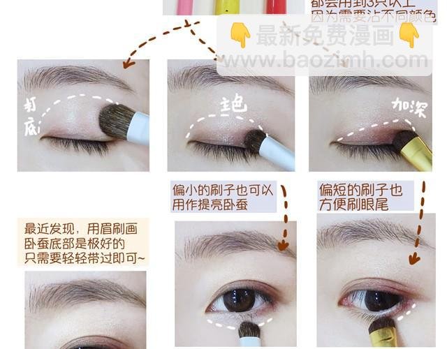 讲解化妆刷的用法