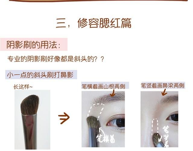 讲解化妆刷的用法