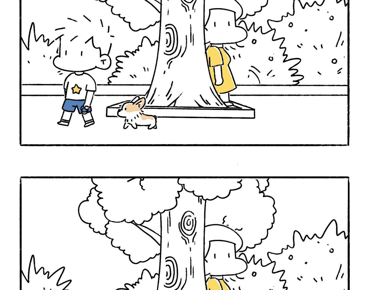 春天的小狗
