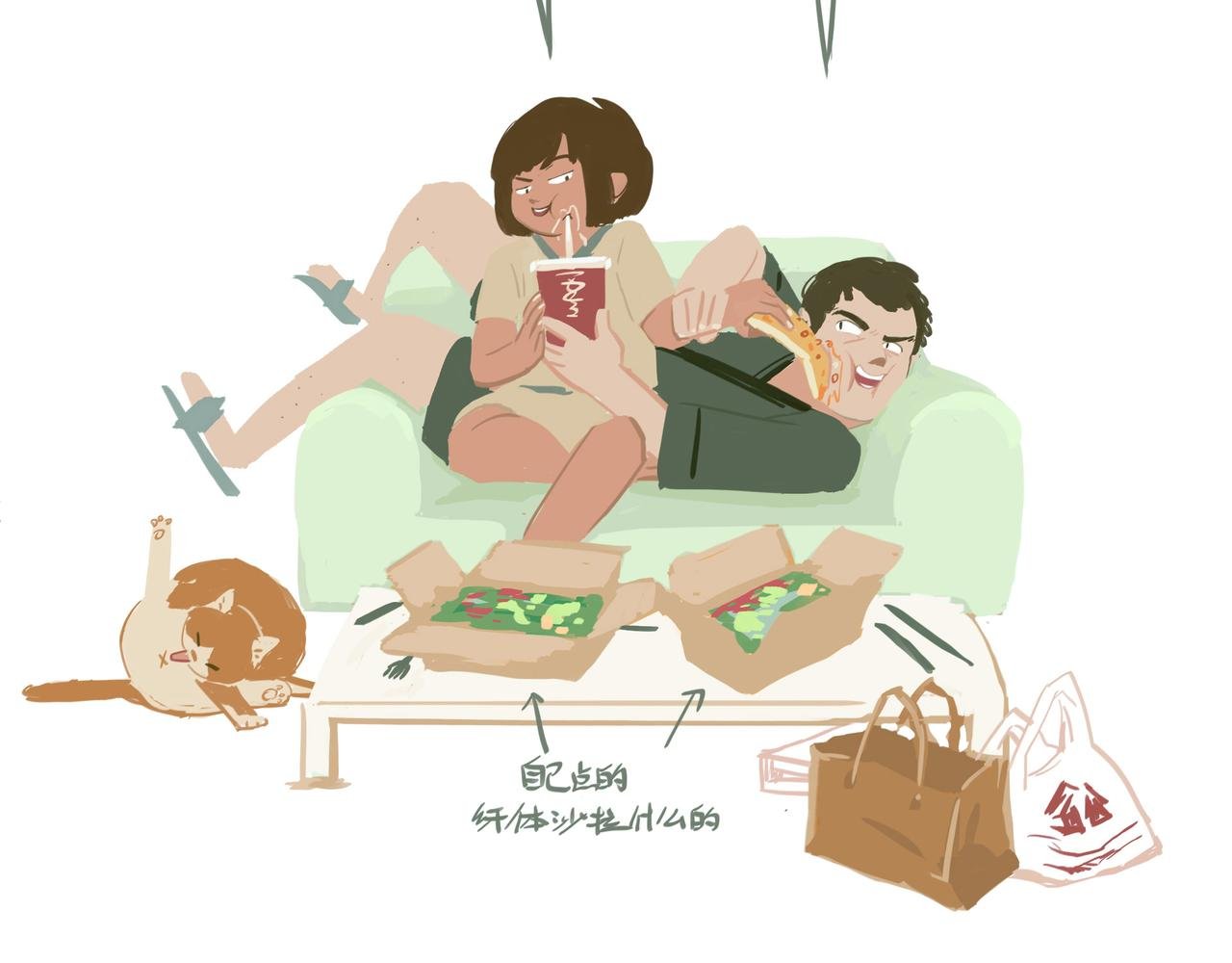 我？幸福胖？